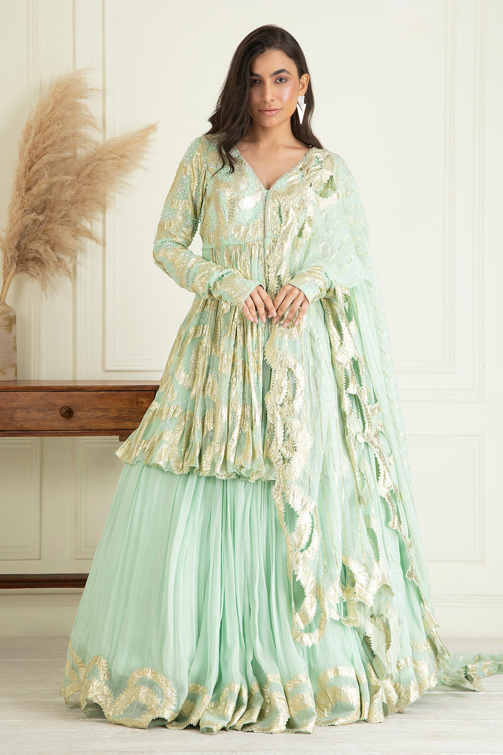 Aquamarine Lehenga Set