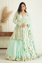 Aquamarine Lehenga Set
