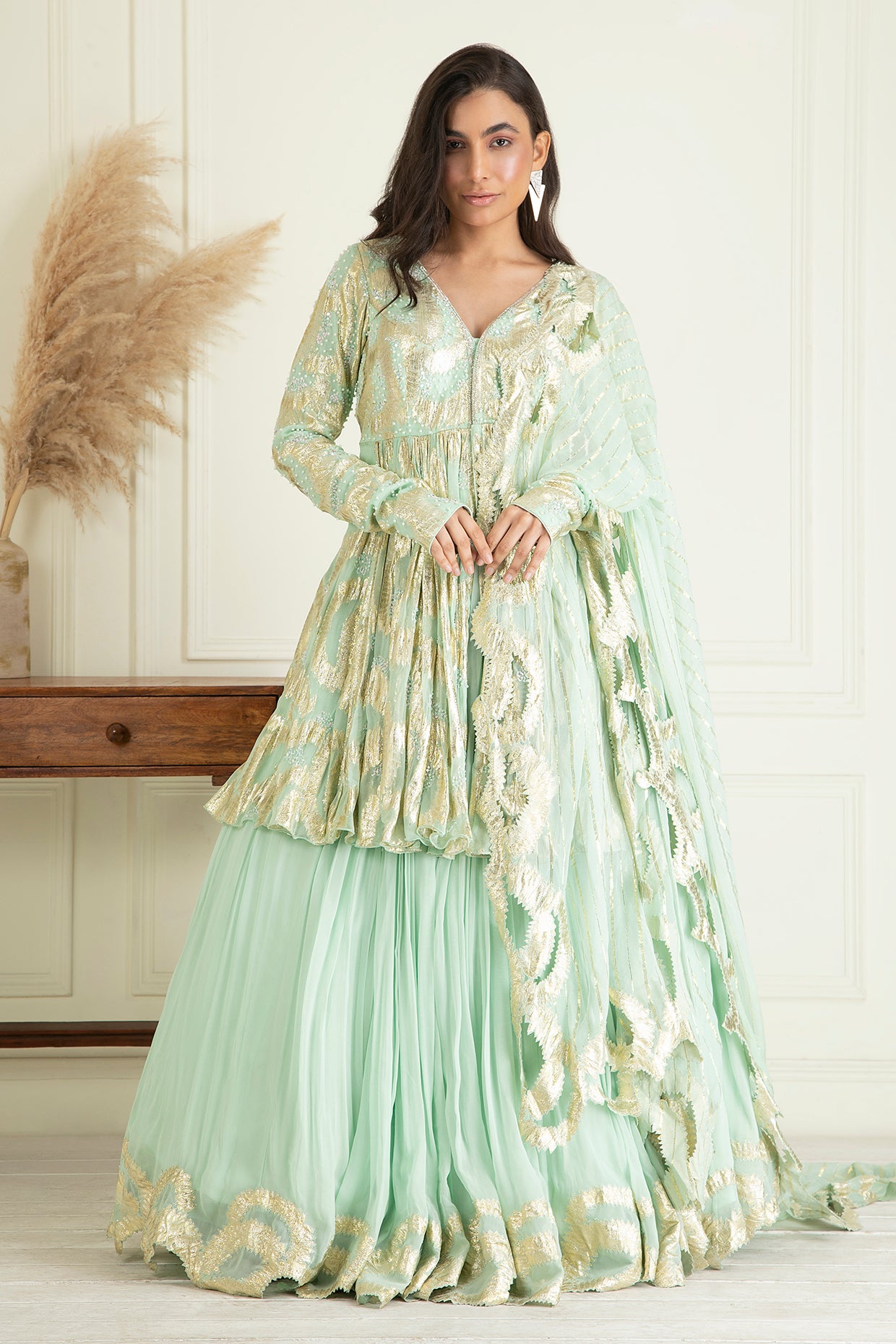 Aquamarine Lehenga Set