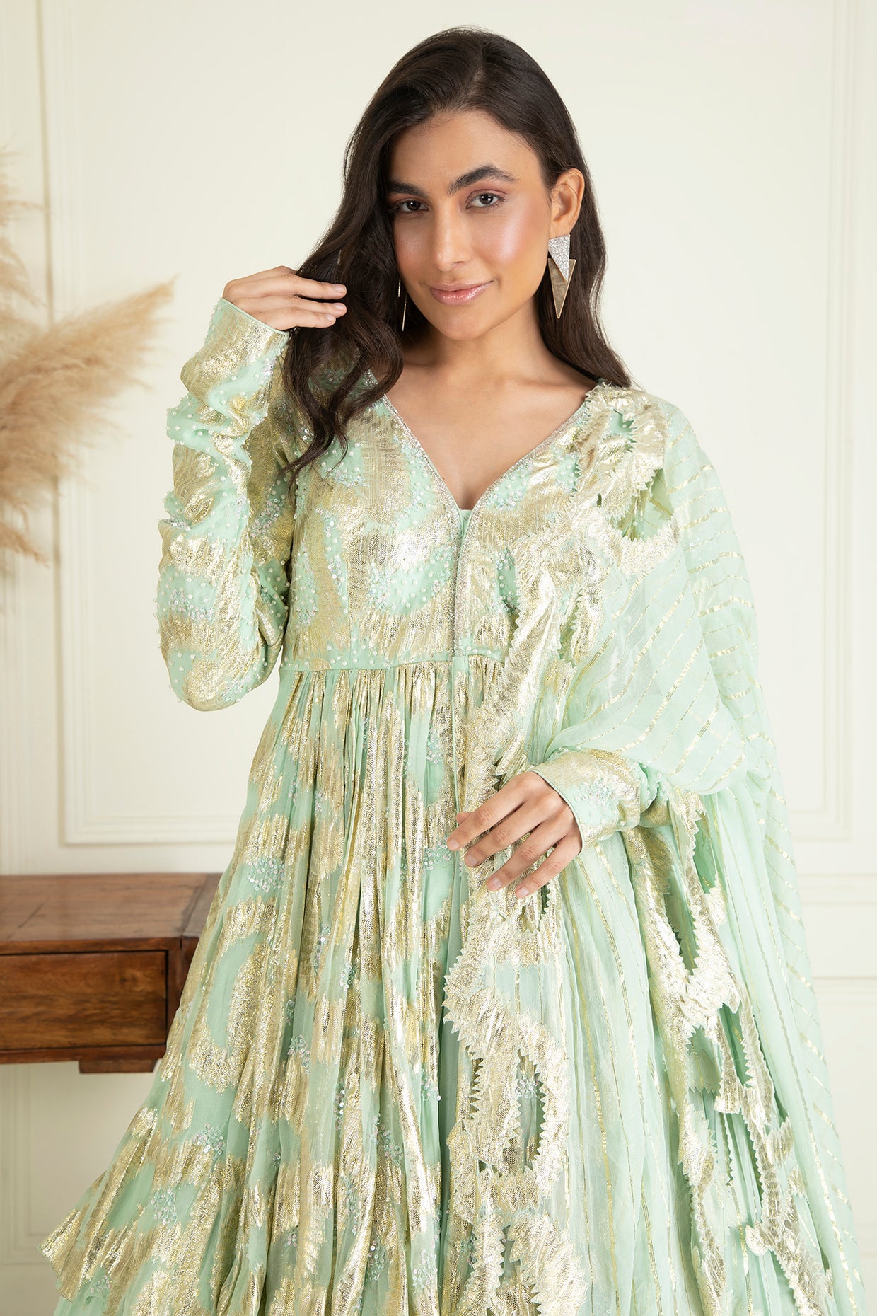Aquamarine Lehenga Set