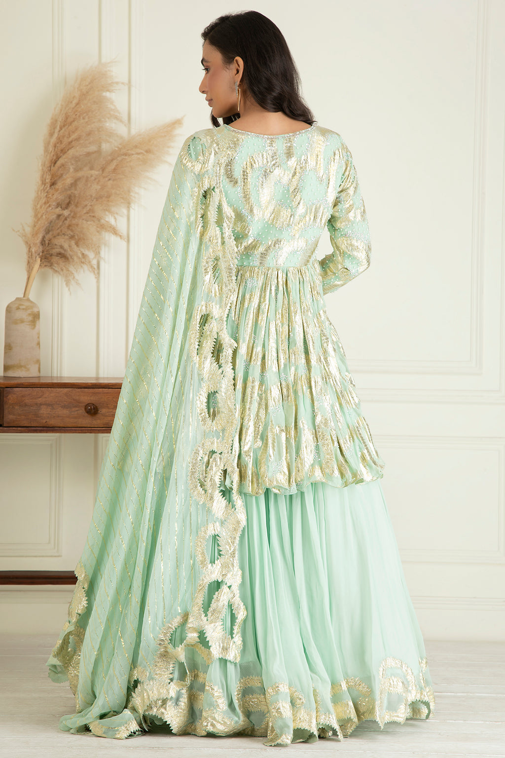 Aquamarine Lehenga Set