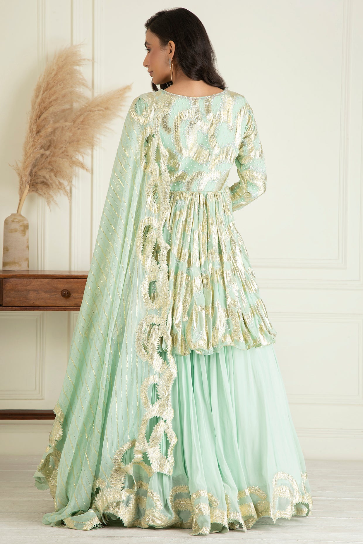 Aquamarine Lehenga Set