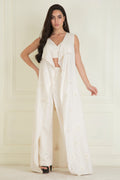 Ivory Embroidered Co-Ord Set