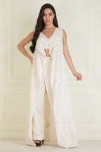 Ivory Embroidered Co-Ord Set
