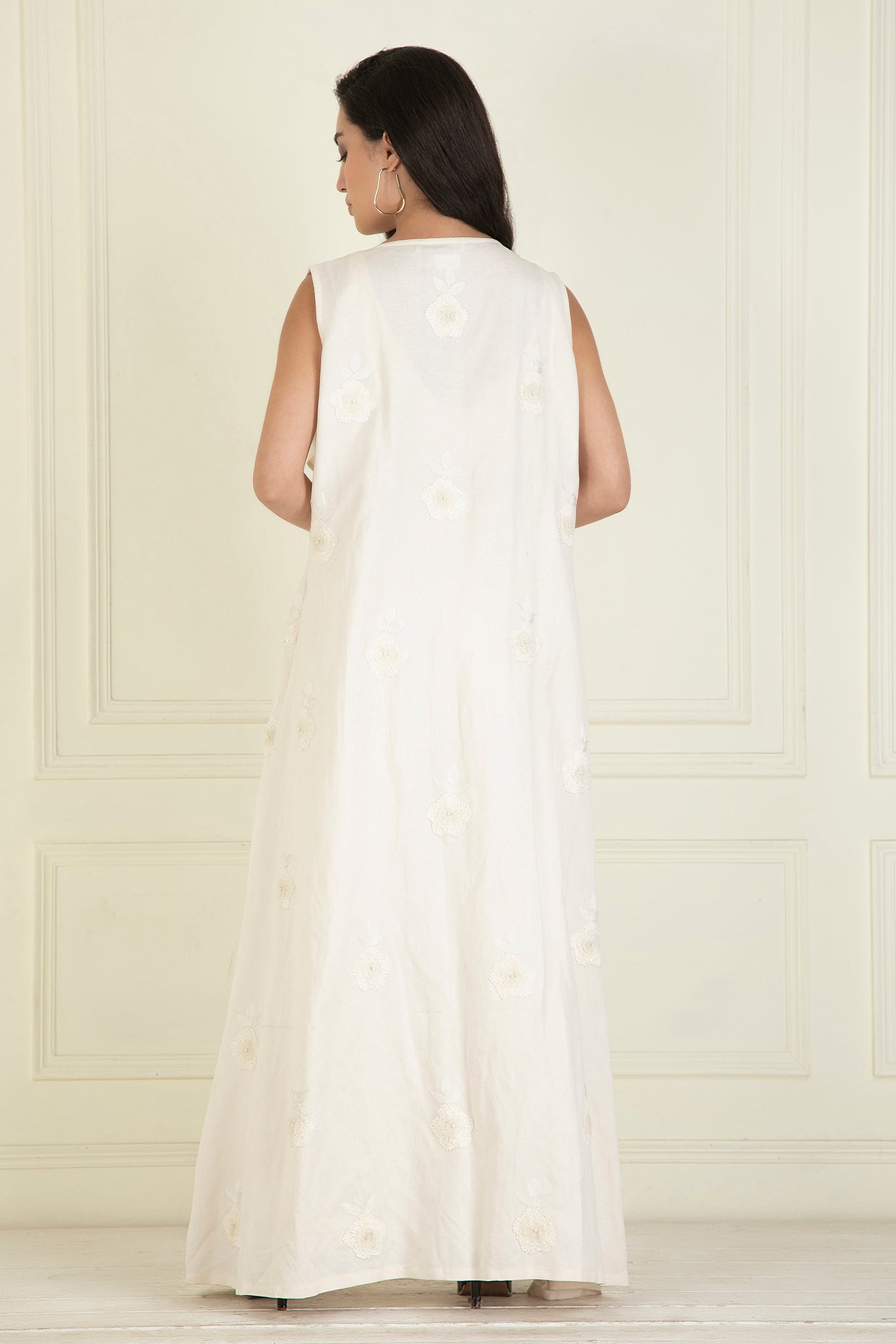 Ivory Embroidered Co-Ord Set