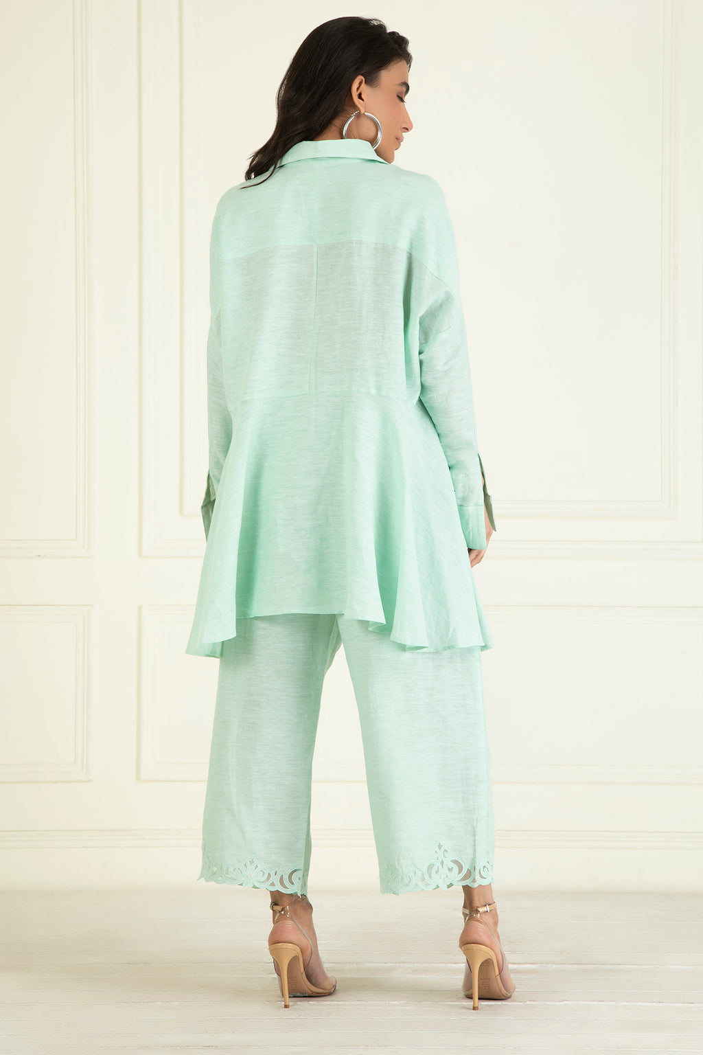 Icy Mint Loose Comfort Fitted  Co-Ord Set
