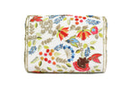 Ivory Clutch with embroidery
