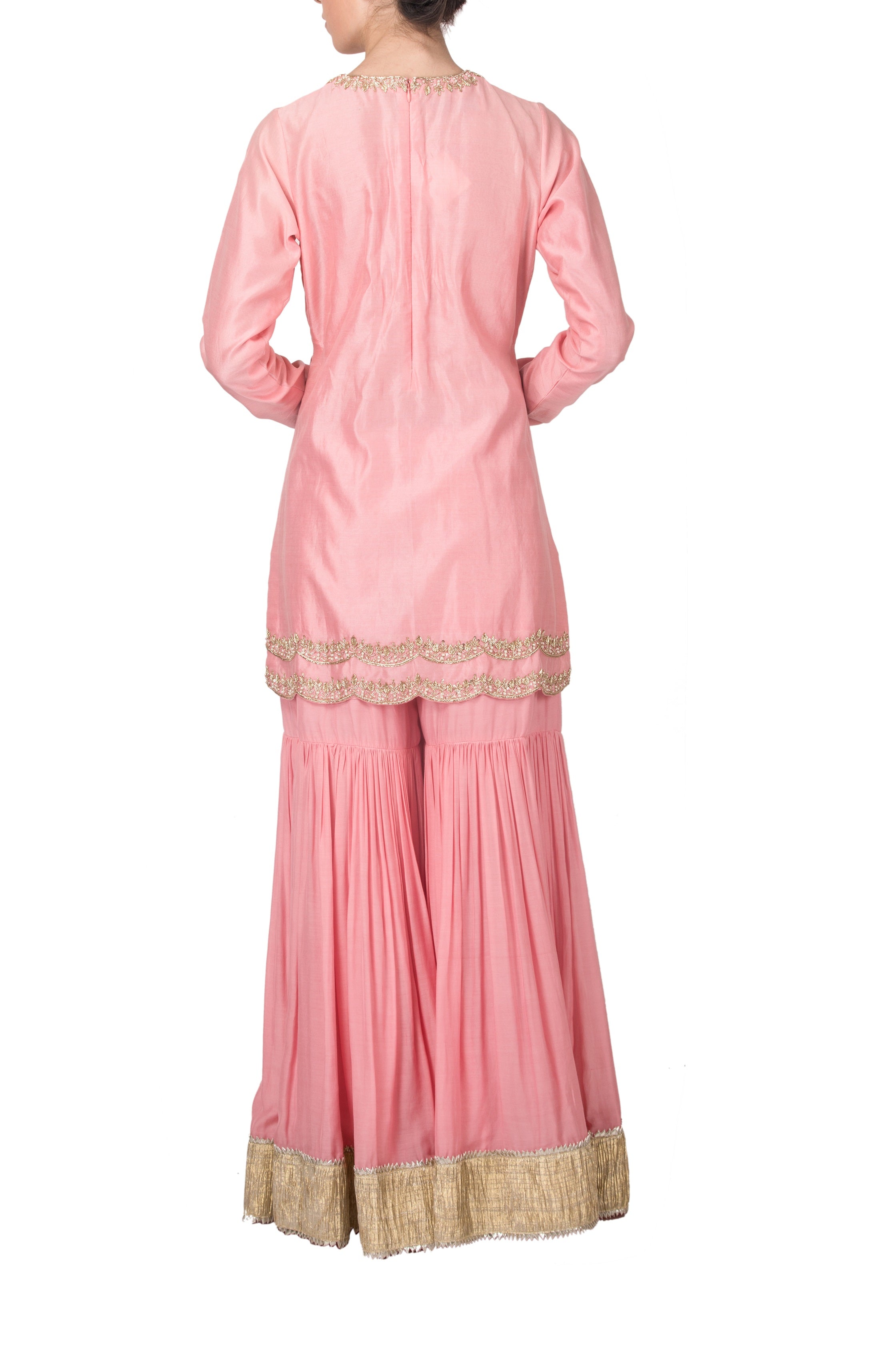 Pink Sharara Set