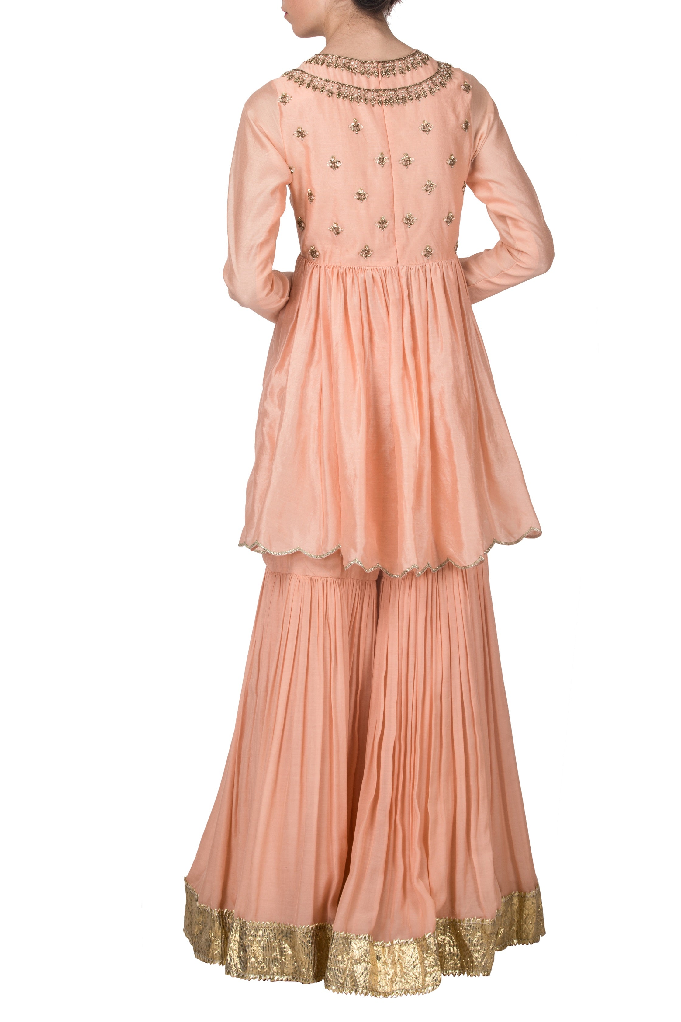 designer sharara set