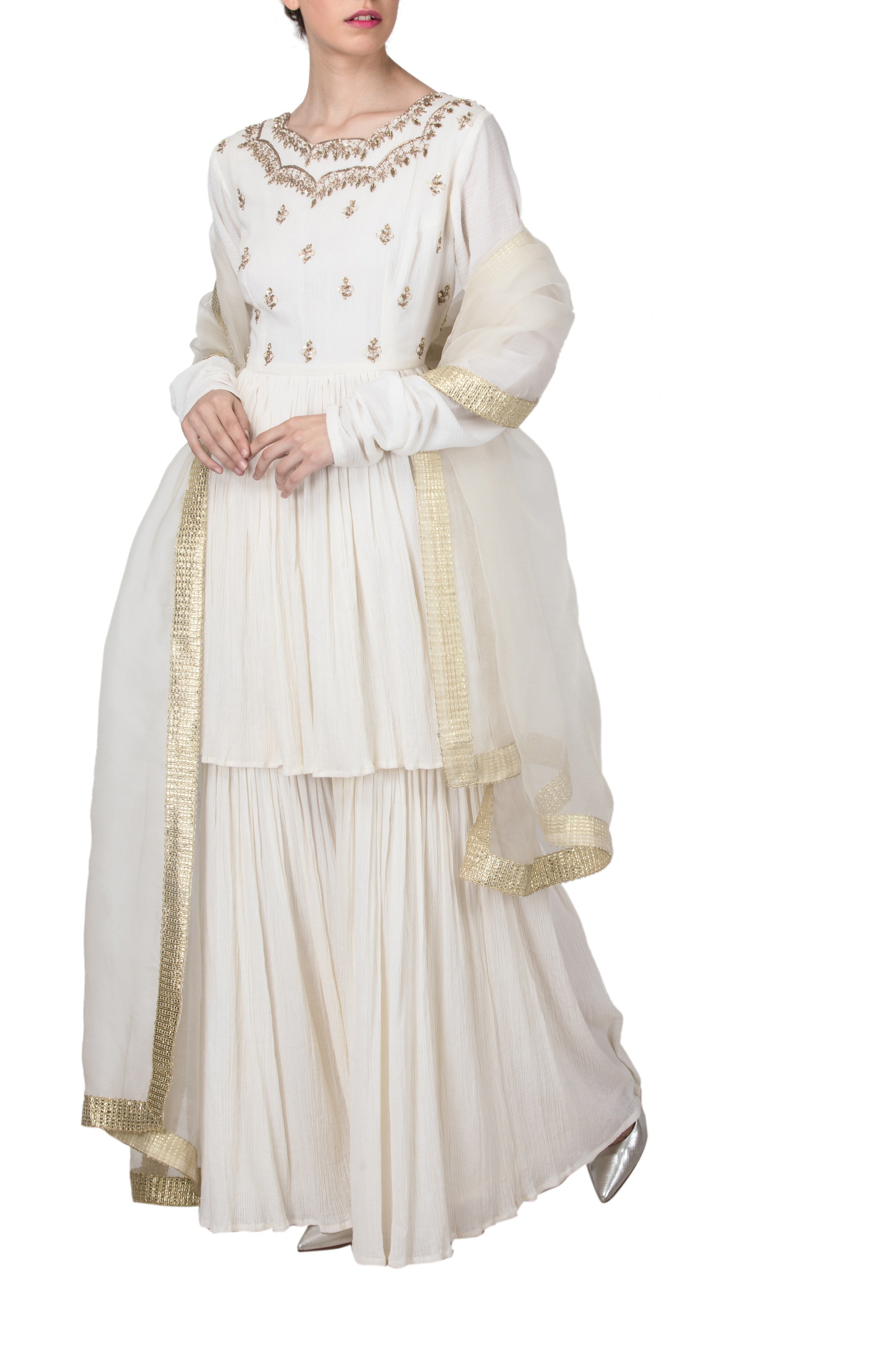 designer sharara set