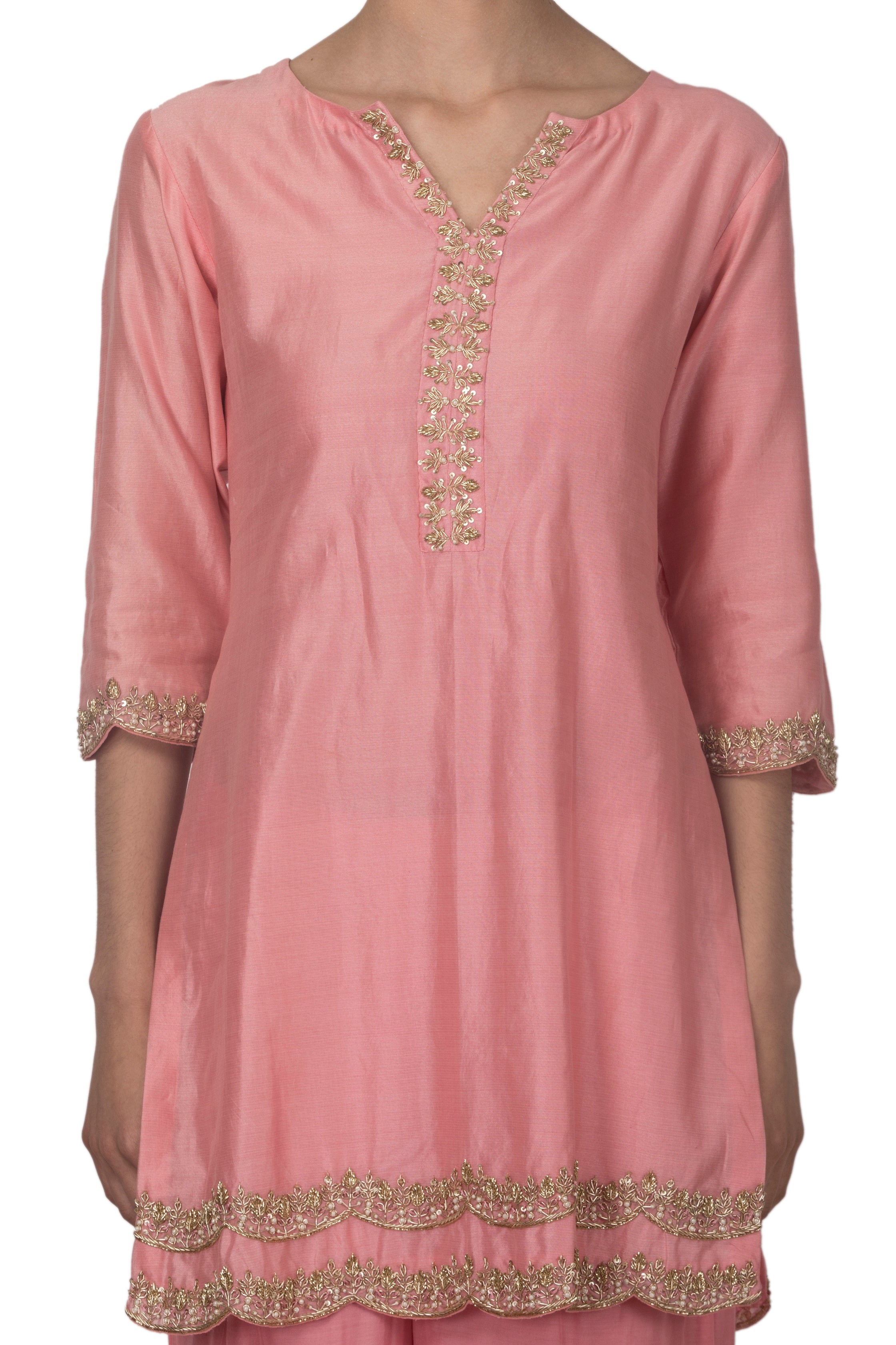 Pink Sharara Set