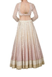 Lilac Ombre Dyed Lehenga Set