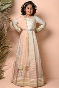 Ombre Dyed Floor Length Anarkali Set