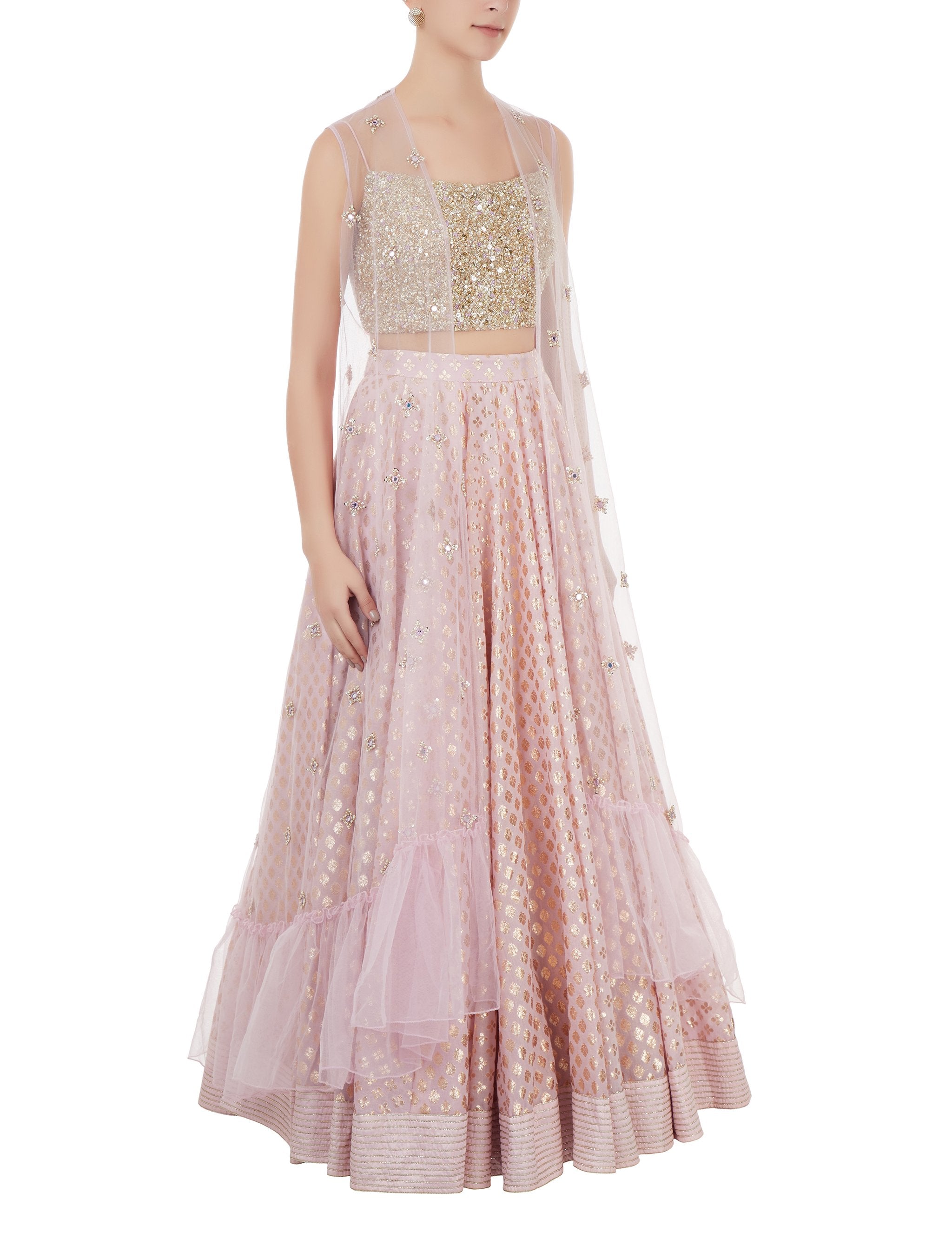 chanderi lehenga