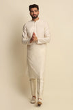 Ivory Sequence Embridered Sherwani Set