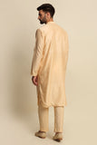 Golden Embroidered Sherwani Set