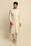 Ivory Sequence Embridered Sherwani Set