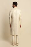 Ivory Sequence Embridered Sherwani Set