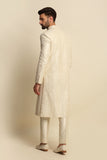 Ivory Sequence Embridered Sherwani Set