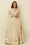 Ivory Chanderi Lehenga Set