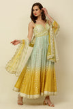 Ombre Dyed Anarkali Set