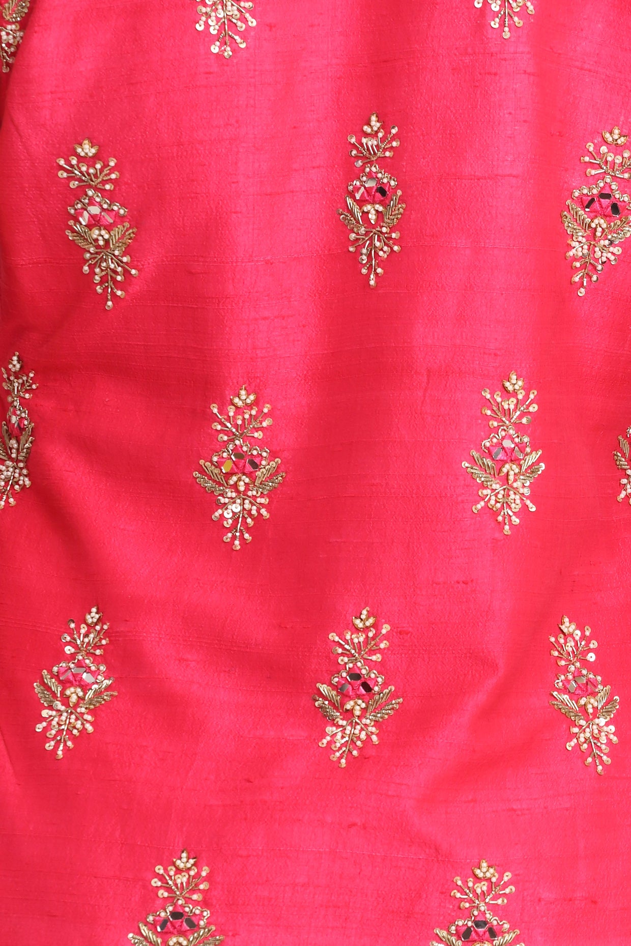 Fuchsia Georgette Lehenga Set
