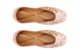 Blush Pink Sequence Embroidered Jutti