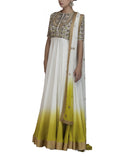 long anarkali dress