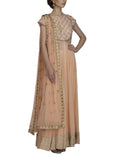 Peach Georgette Anarkali