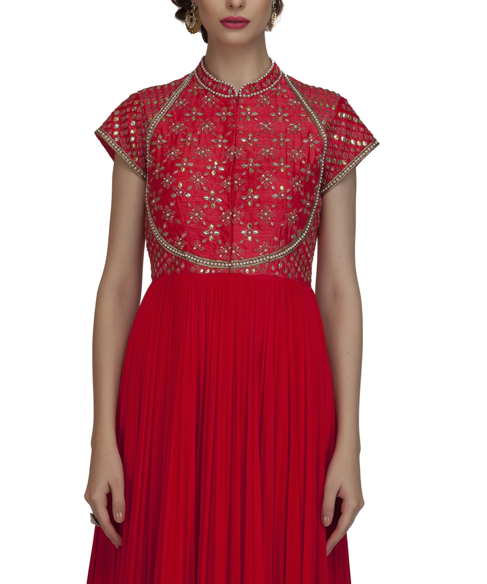 georgette anarkali suit