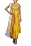 Yellow Embroidered Kurta and Palazzo Set