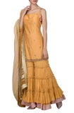 Mustard Sharara with Dupatta