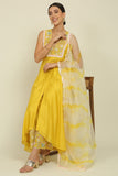 Yellow Chanderi Suit Set