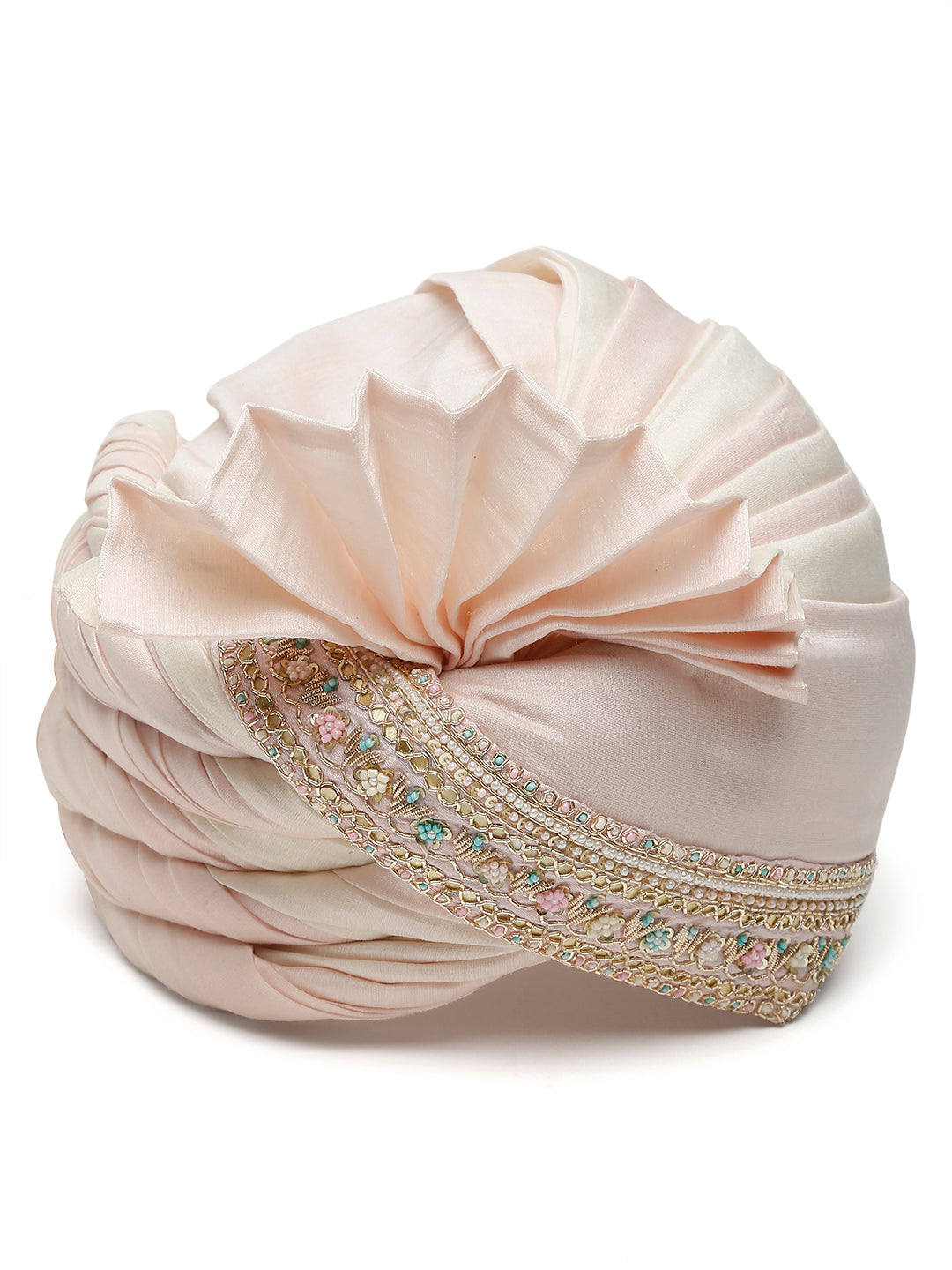 Cream Multicolored Embroidered Full Groom Attire