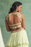 Mint Green Frilled Lehenga Set