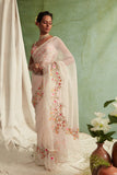 Blush Pink organza Saree Set