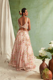 Blush Pink Heavy Embroidered Lehenga Set