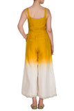 yellow ombre jumpsuit