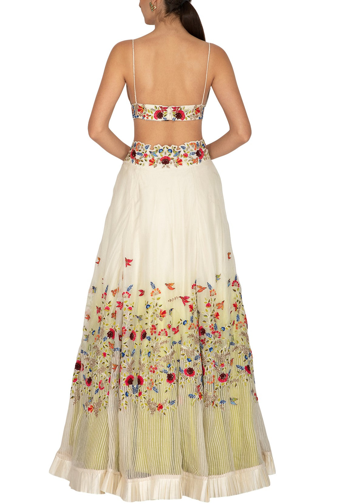 Ivory Mix And Match Embroidered Lehenga Set 2