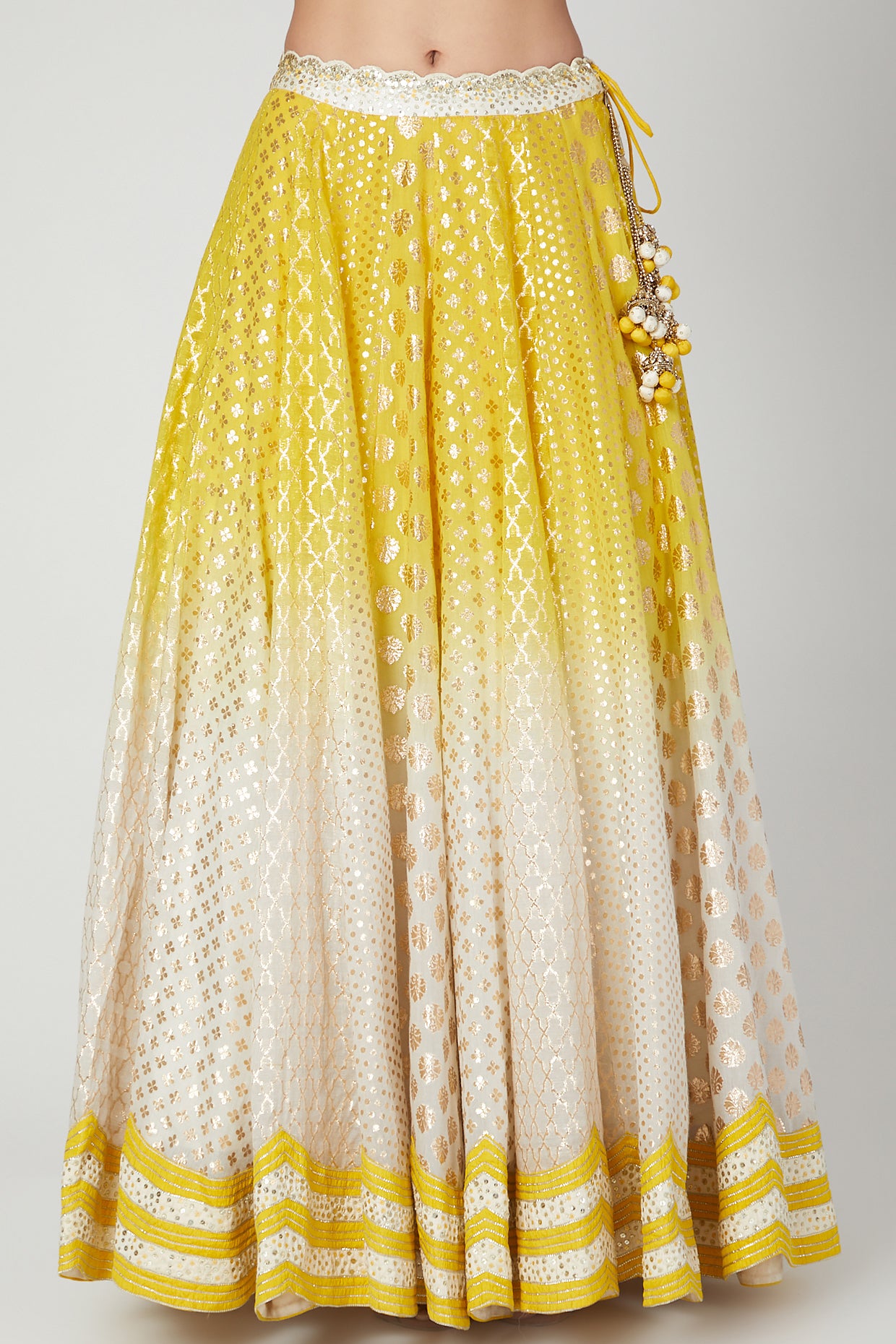 ombre lehenga