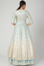 lehenga with long jacket