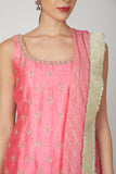 Light Pink Embroidered Sharara Set