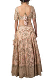 Heavy Embroidery Lehenga with backless choli and beautiful lathkan